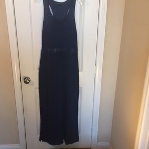 Sheer Blue Maxi Dress